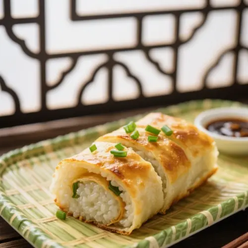 蔥油糯米卷